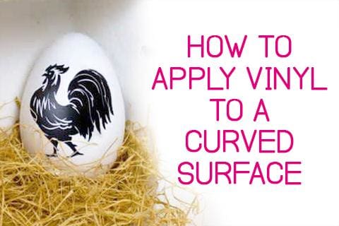 Applying Vinyl to a Curved Surface