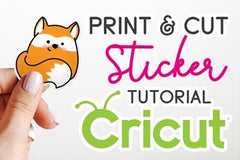 Print and Cut Stickers with CRICUT