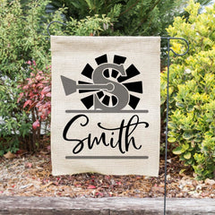 A-Z Windmill Split Designs For Family Name Farmhouse Svg Png Dxf Svg Dxf Png Cutting File