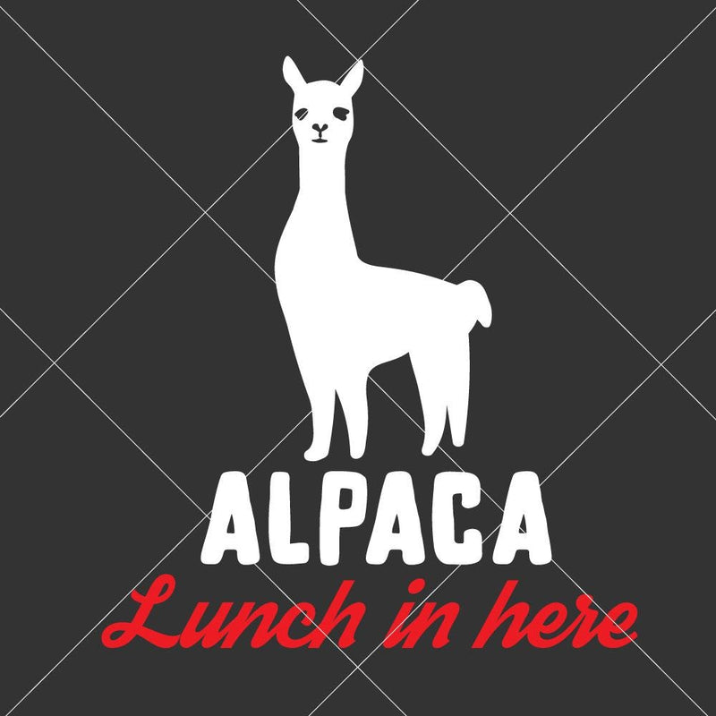 Alpaca Lunch in here svg png dxf eps SVG DXF PNG Cutting File