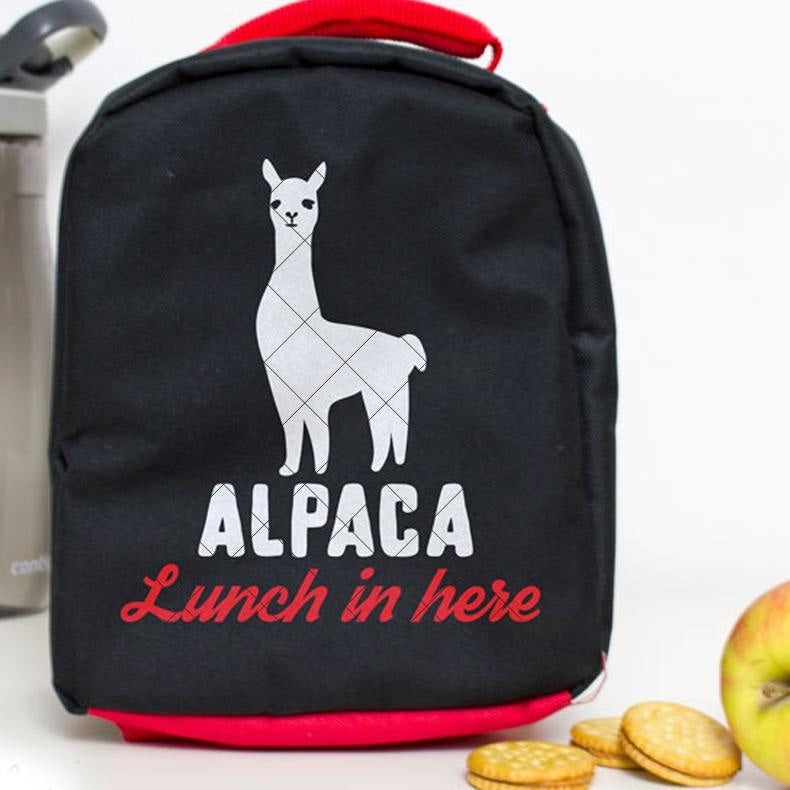Alpaca Lunch in here svg png dxf eps SVG DXF PNG Cutting File