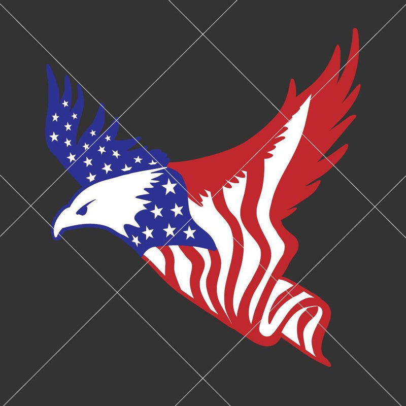 American Eagle Flag Svg Png Dxf Eps Svg Dxf Png Cutting File