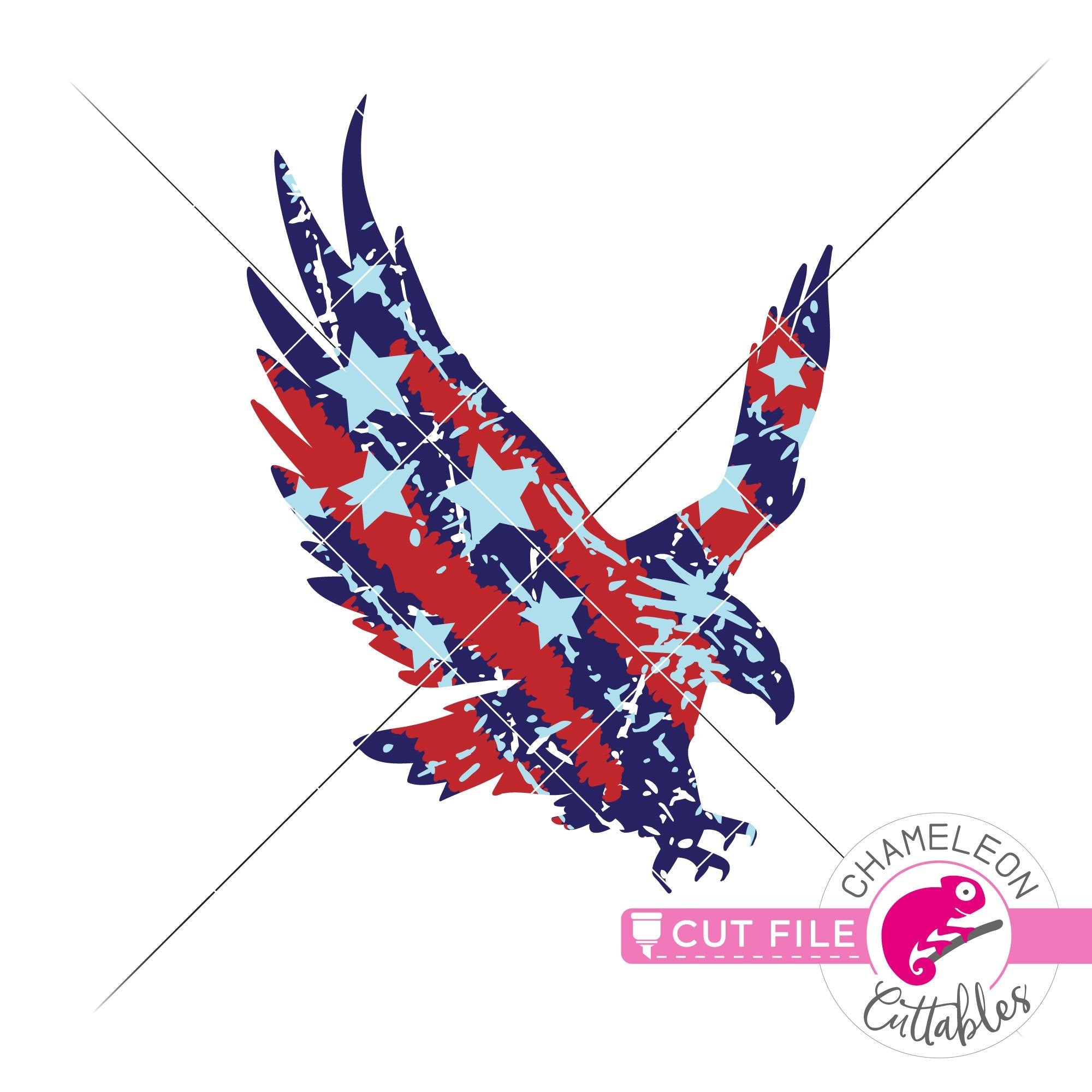 USA Patriotic Eagle Flag SVG 4th of July Graphic by Artistic