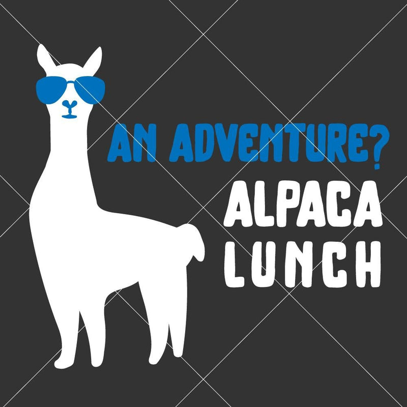 An Adventure Alpaca Lunch svg png dxf eps SVG DXF PNG Cutting File