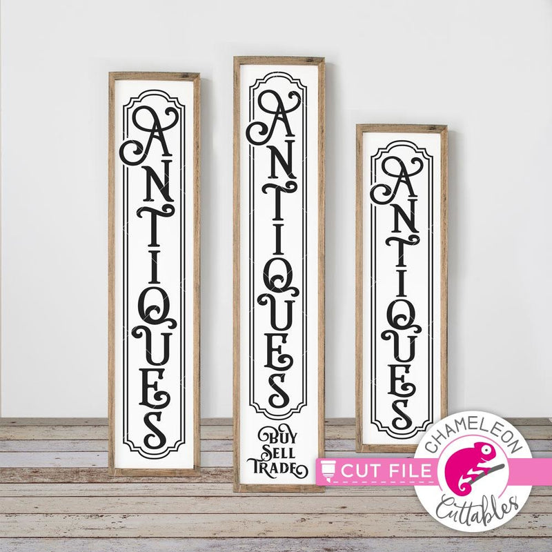 Antiques vertical svg png dxf SVG DXF PNG Cutting File
