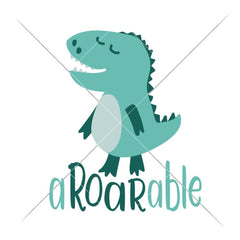 Aroarable Dinosaur For Baby Boy Toddler Svg Png Dxf Eps Svg Dxf Png Cutting File