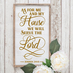 As For Me And My House We Will Serve The Lord Christian Svg Png Dxf Eps Svg Dxf Png Cutting File