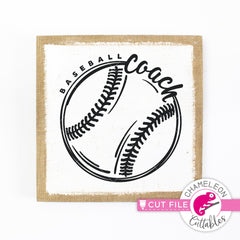 Baseball Coach Sketch Drawing svg png dxf eps jpeg SVG DXF PNG Cutting File