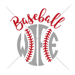 Baseball Wife Svg Png Dxf Eps Svg Dxf Png Cutting File