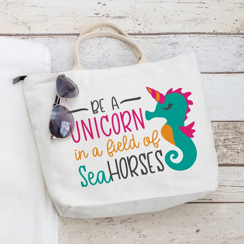 Be A Unicorn In A Field Of Seahorses Svg Png Dxf Eps Svg Dxf Png Cutting File