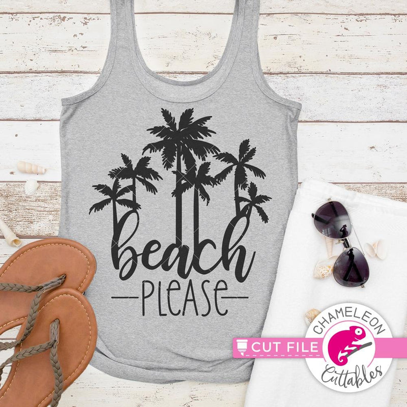 Beach Please svg png dxf eps SVG DXF PNG Cutting File