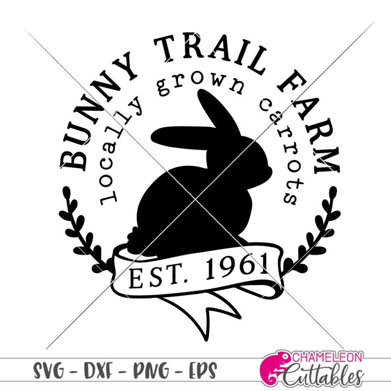 Bunny Trail Farm svg png dxf eps SVG DXF PNG Cutting File