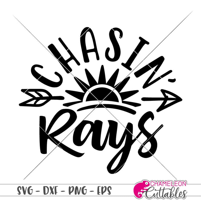 Chasin Rays Svg Png Dxf Eps Svg Dxf Png Cutting File