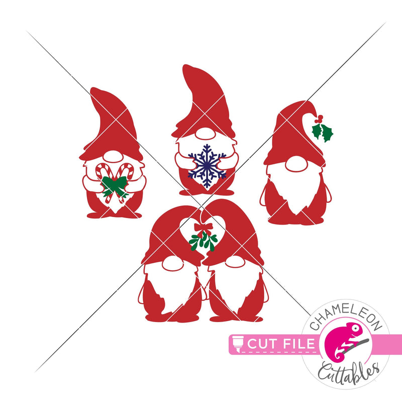 Christmas gnomes svg png dxf eps jpeg SVG DXF PNG Cutting File