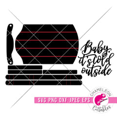 Christmas Sled Sign CNC svg png dxf eps jpeg SVG DXF PNG Cutting File