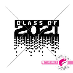 Class of 2021 Sparkles svg png dxf eps jpeg SVG DXF PNG Cutting File