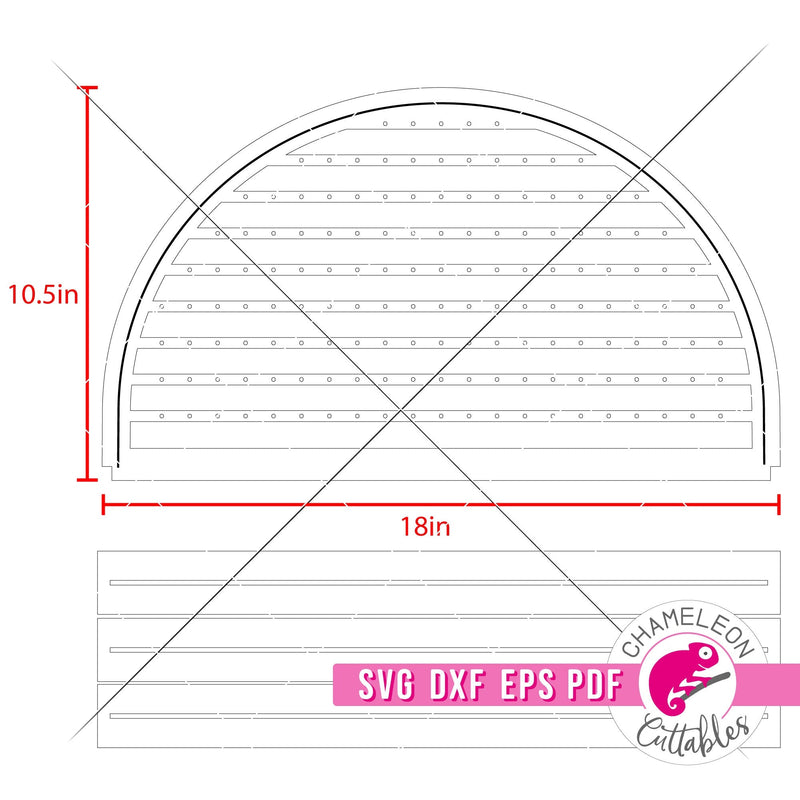 Earring Display Arch for Laser cutter svg dxf eps pdf SVG DXF PNG Cutting File
