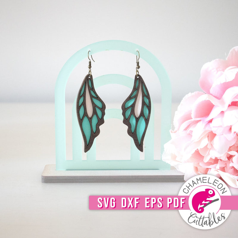Earring Display Rainbow for Laser cutter svg dxf eps pdf SVG DXF PNG Cutting File