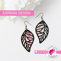 Earring Template Bundle SVG DXF PNG Cutting File
