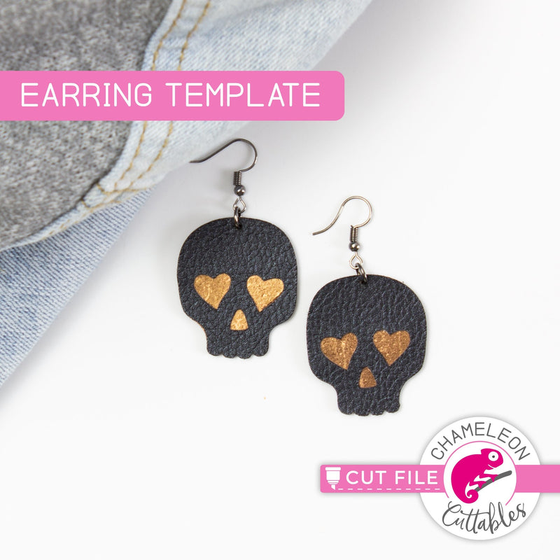 Earring Template Bundle SVG DXF PNG Cutting File