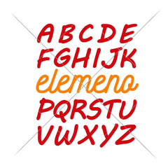 Elemeno svg png dxf eps SVG DXF PNG Cutting File