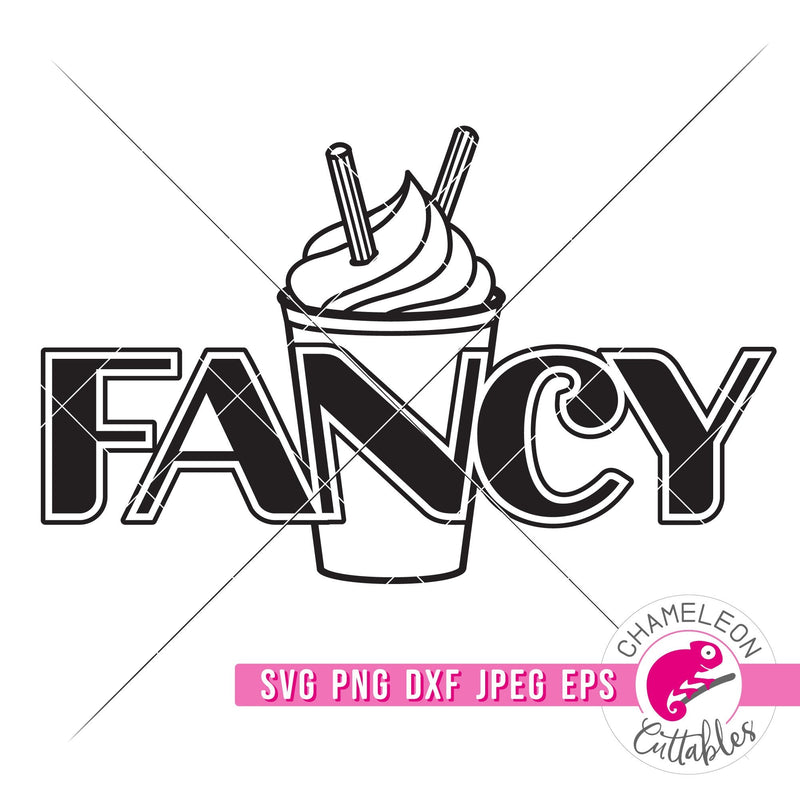 Fancy Oreo Shake with two straws svg png dxf eps jpeg SVG DXF PNG Cutting File