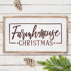 Farmhouse Christmas Svg Png Dxf Eps Svg Dxf Png Cutting File