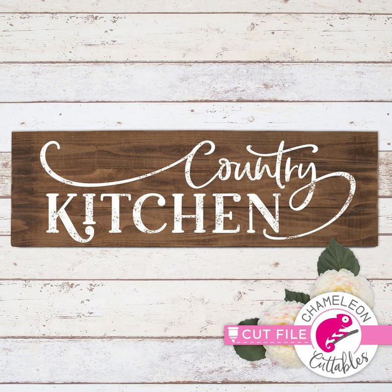 Farmhouse Kitchen Bundle SVG DXF PNG Cutting File