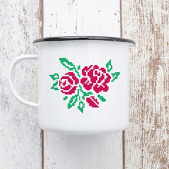 Faux Embroidery Roses Svg Png Dxf Eps Svg Dxf Png Cutting File