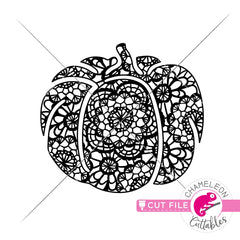 Faux Lace Thanksgiving Pumpkin svg png dxf eps jpeg SVG DXF PNG Cutting File