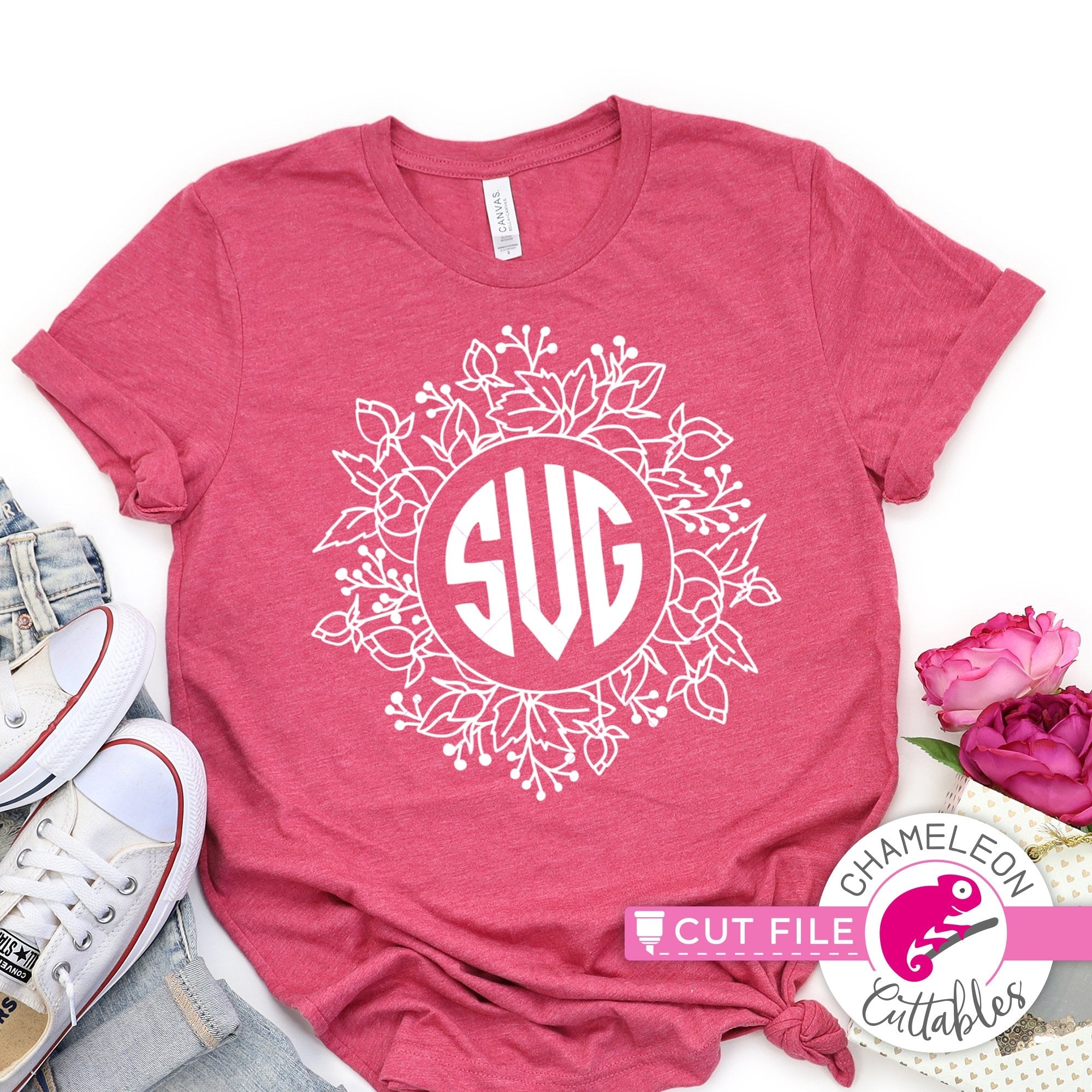 Monogram Frames | Chameleon Cuttables LLC