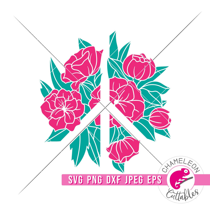 Flower Peace Sign Hippie svg png dxf eps jpeg SVG DXF PNG Cutting File