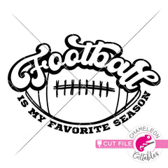Football is my favorite Season svg png dxf eps jpeg SVG DXF PNG Cutting File