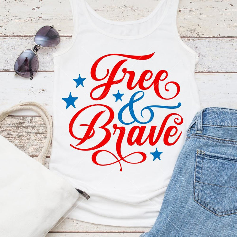 Free & Brave Svg Png Dxf Eps Svg Dxf Png Cutting File