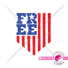 Free Emblem American Flag patriotic 4th of July svg png dxf eps jpeg SVG DXF PNG Cutting File