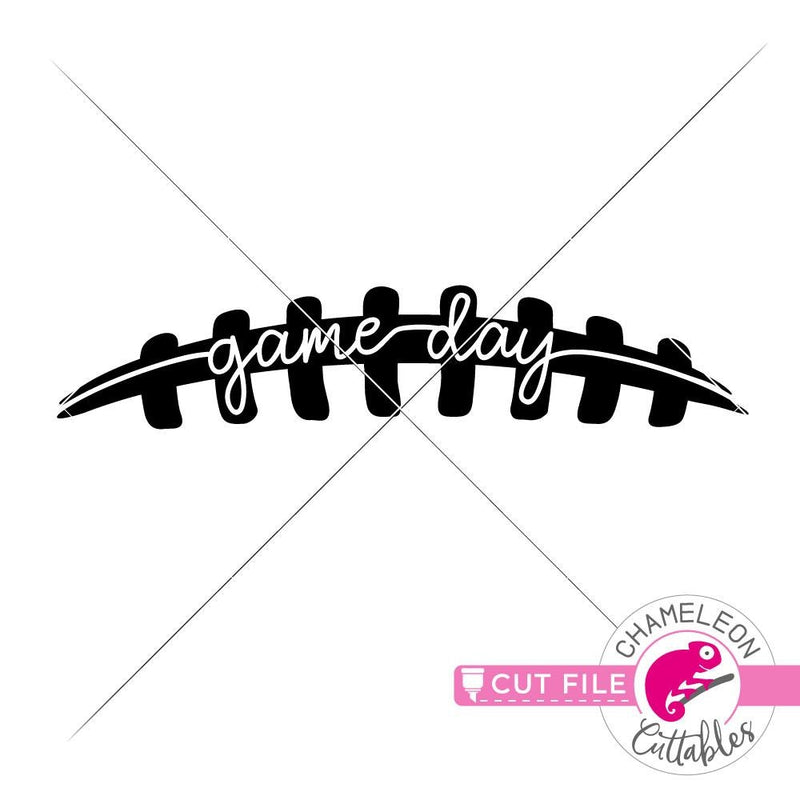 Game Day Football Stitches svg png dxf eps jpeg SVG DXF PNG Cutting File