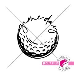 Game Day Golf sketch drawing svg png dxf eps jpeg SVG DXF PNG Cutting File