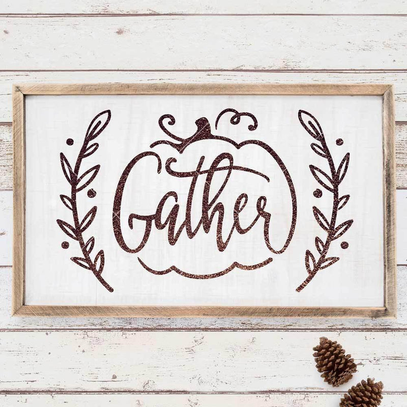 Gather Pumpkin With Branches Horizontal Svg Png Dxf Eps Svg Dxf Png Cutting File