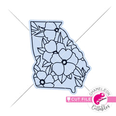 Georgia state flower SVG png dxf eps jpeg SVG DXF PNG Cutting File