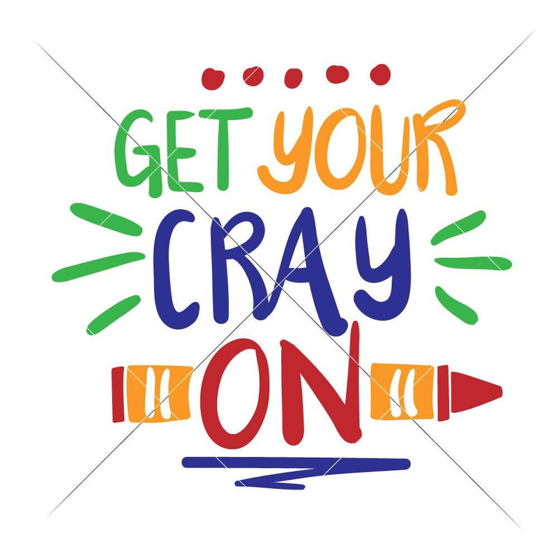 Get your Crayon multi color svg png dxf eps SVG DXF PNG Cutting File