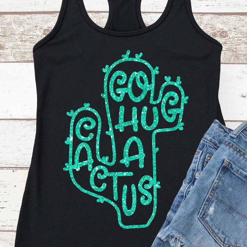 Go hug a Cactus svg png dxf eps SVG DXF PNG Cutting File