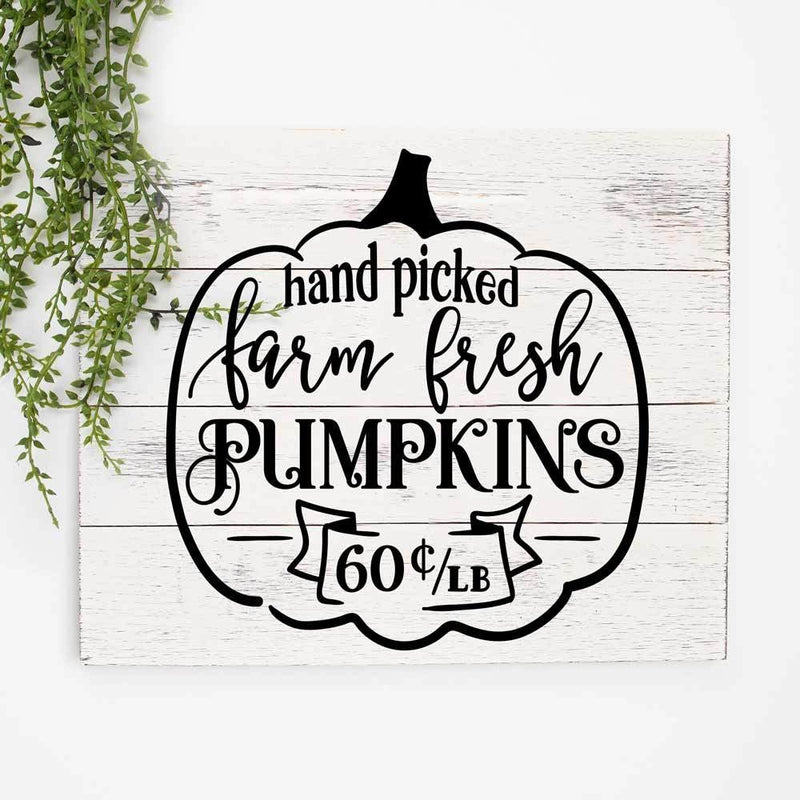 Hand Picked Farm Fresh Pumpkins Svg Png Dxf Eps Svg Dxf Png Cutting File