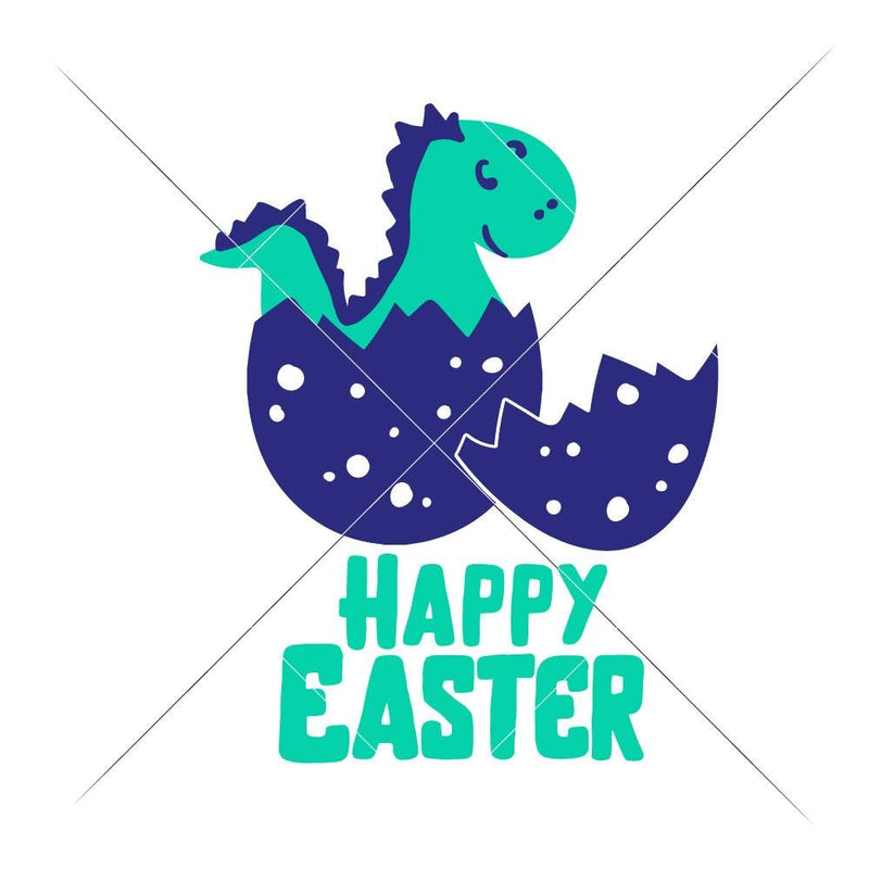 Happy Easter Dinosaur Svg Png Dxf Eps Svg Dxf Png Cutting File