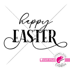 Happy Easter modern Farmhouse svg png dxf eps jpeg SVG DXF PNG Cutting File