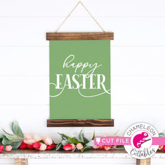 Happy Easter modern Farmhouse svg png dxf eps jpeg SVG DXF PNG Cutting File