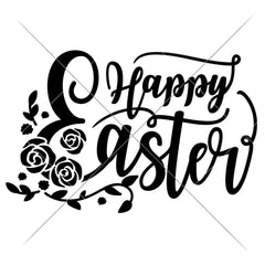 Happy Easter Svg Png Dxf Eps Svg Dxf Png Cutting File