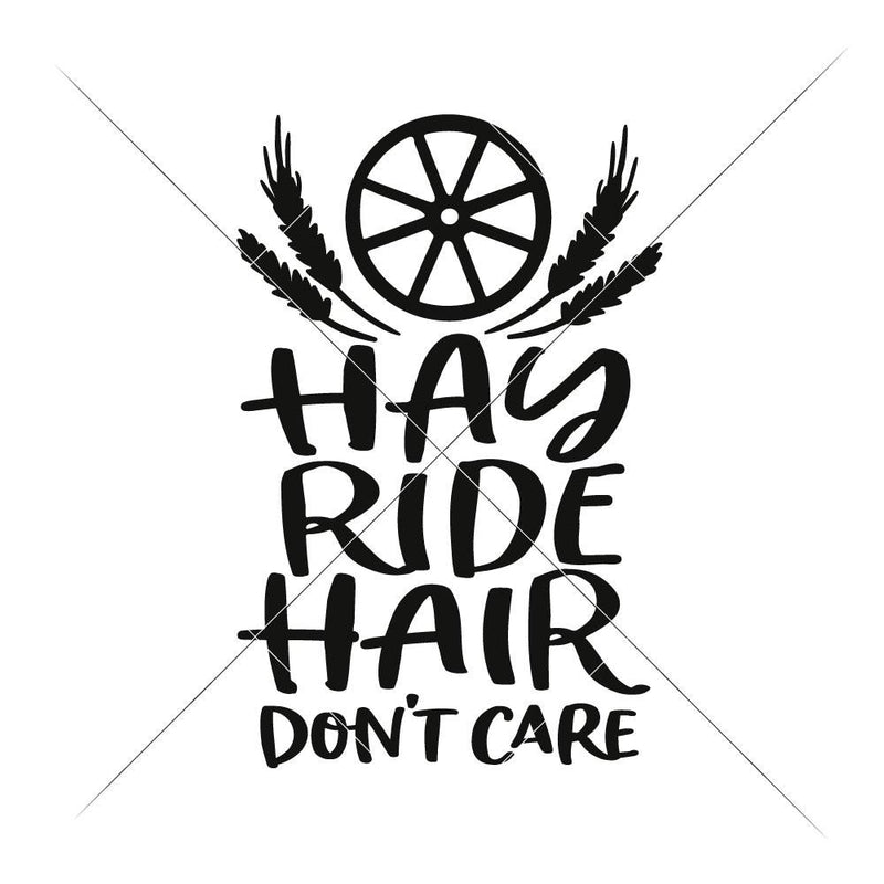 Hay Ride Hair Svg Png Dxf Eps Svg Dxf Png Cutting File