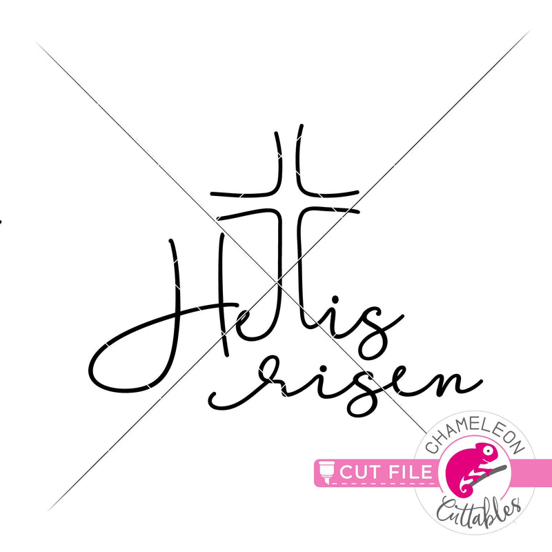 He is risen Easter Line Art svg png dxf eps jpeg SVG DXF PNG Cutting File
