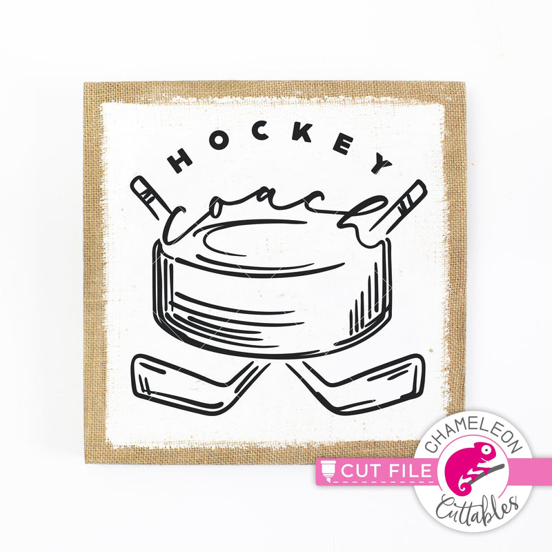 Hockey Coach Sketch Drawing svg png dxf eps jpeg SVG DXF PNG Cutting File