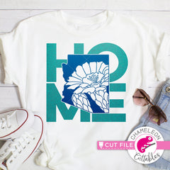 Home Arizona state flower saguaro blossom square svg png dxf eps jpeg SVG DXF PNG Cutting File